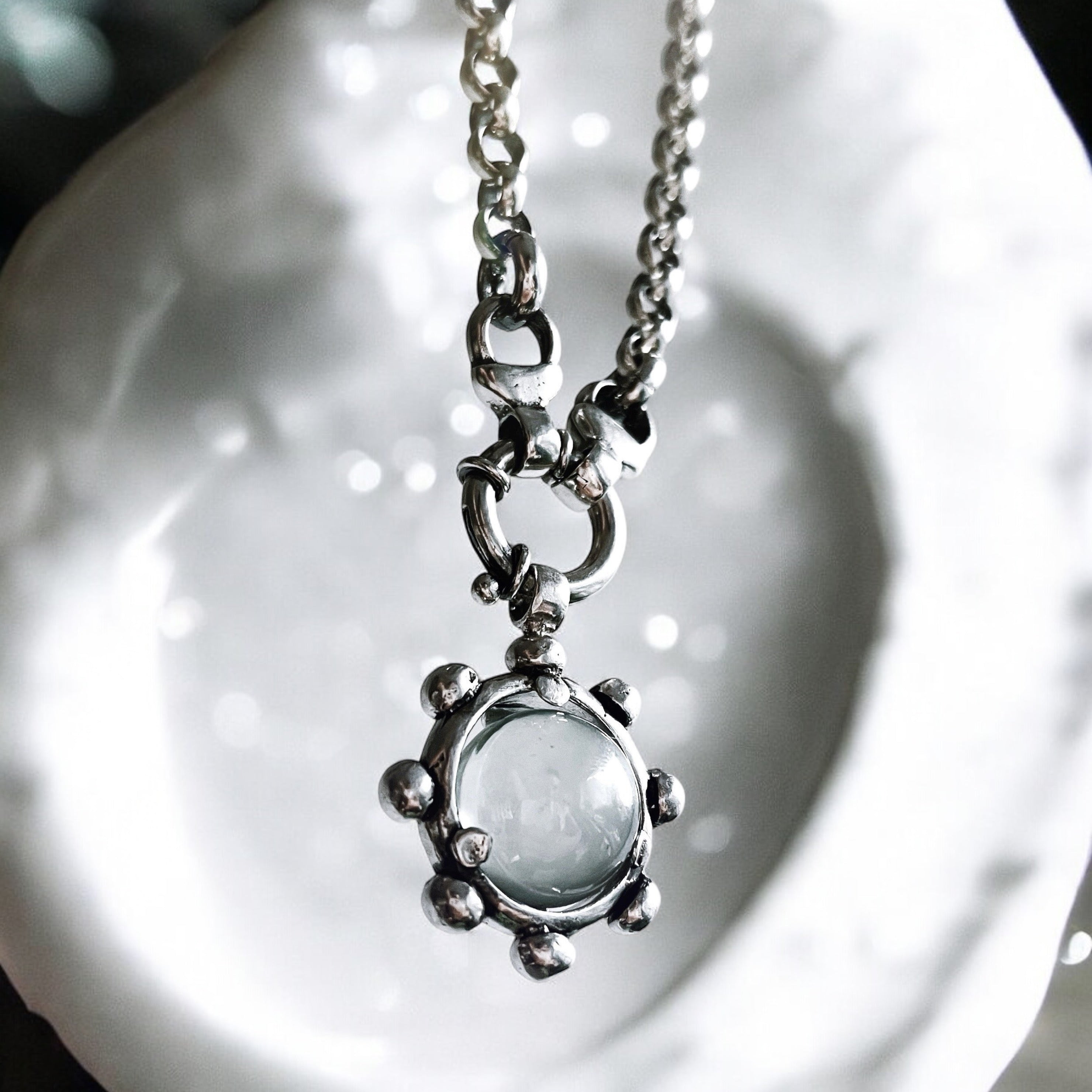 Colgante Halo Bowl Aura Silver