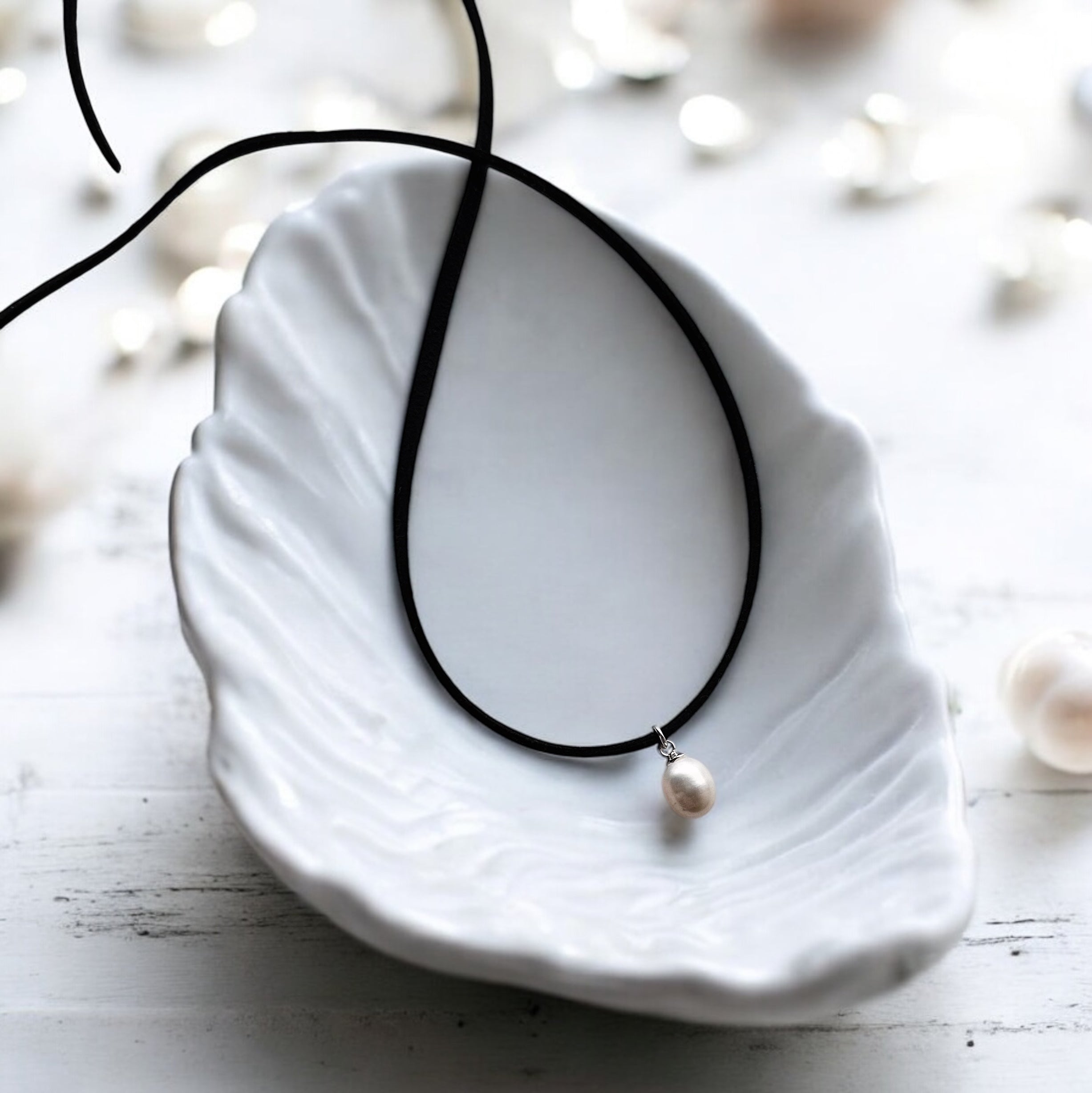 Collar Cinta Perla