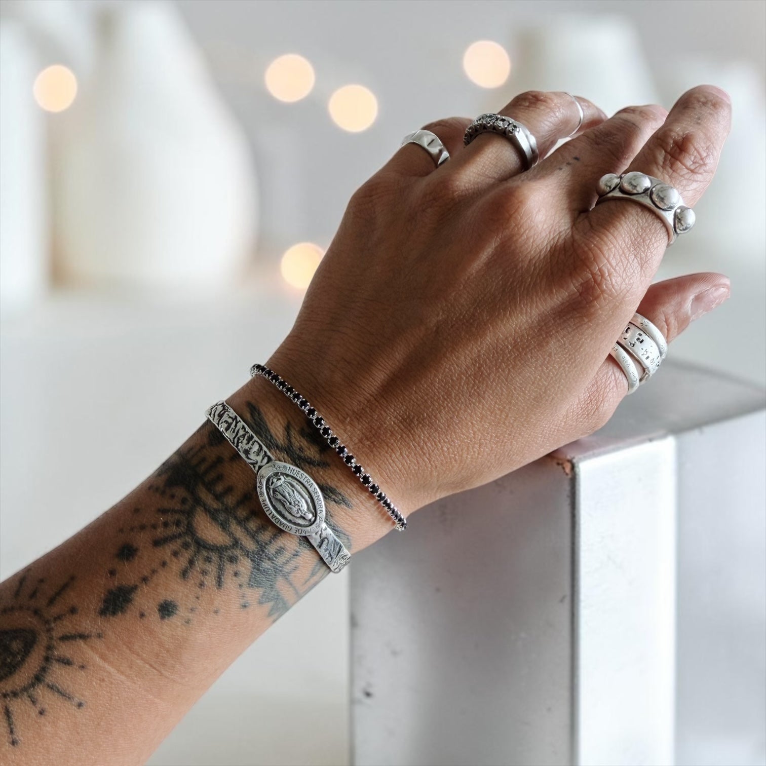 Pulsera Tennis Black