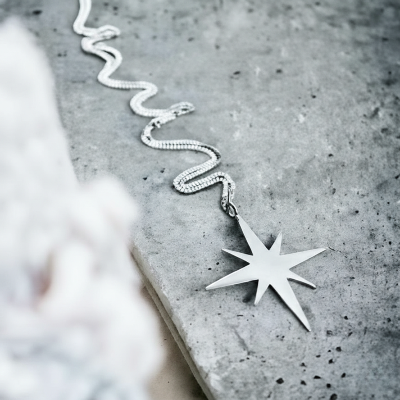 Collar Mini Polaris Silver