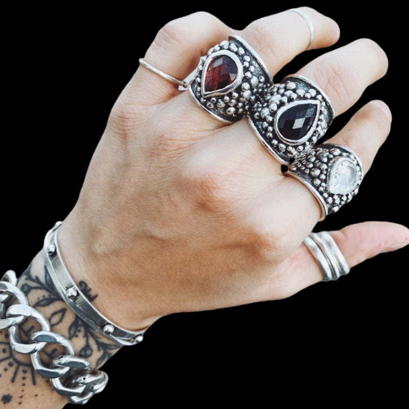 Anillo Gigante Empelotado Black PREVENTA