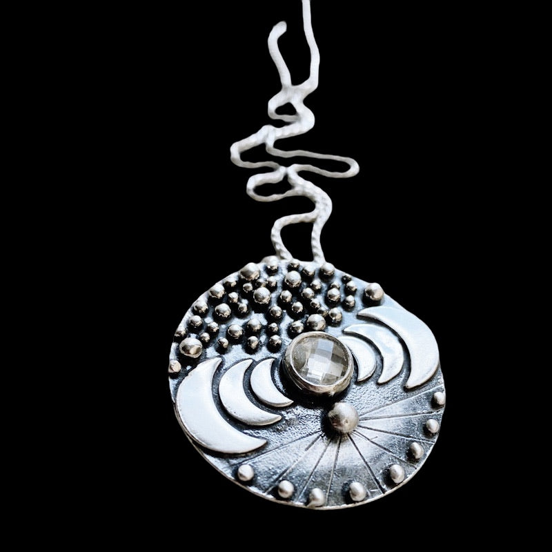 Colgante Big Bang Cuarzo Briolette