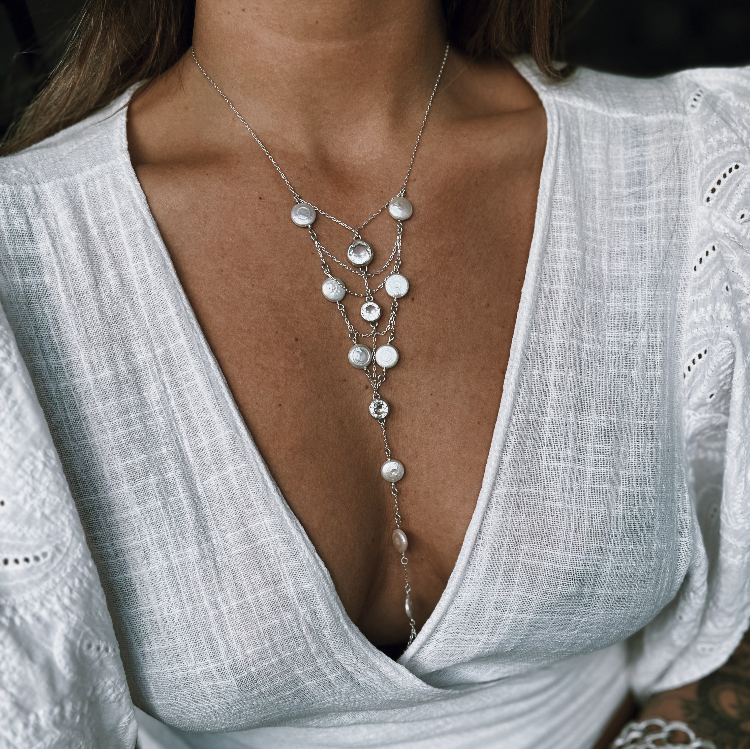Body Chain Honolulu Pearls