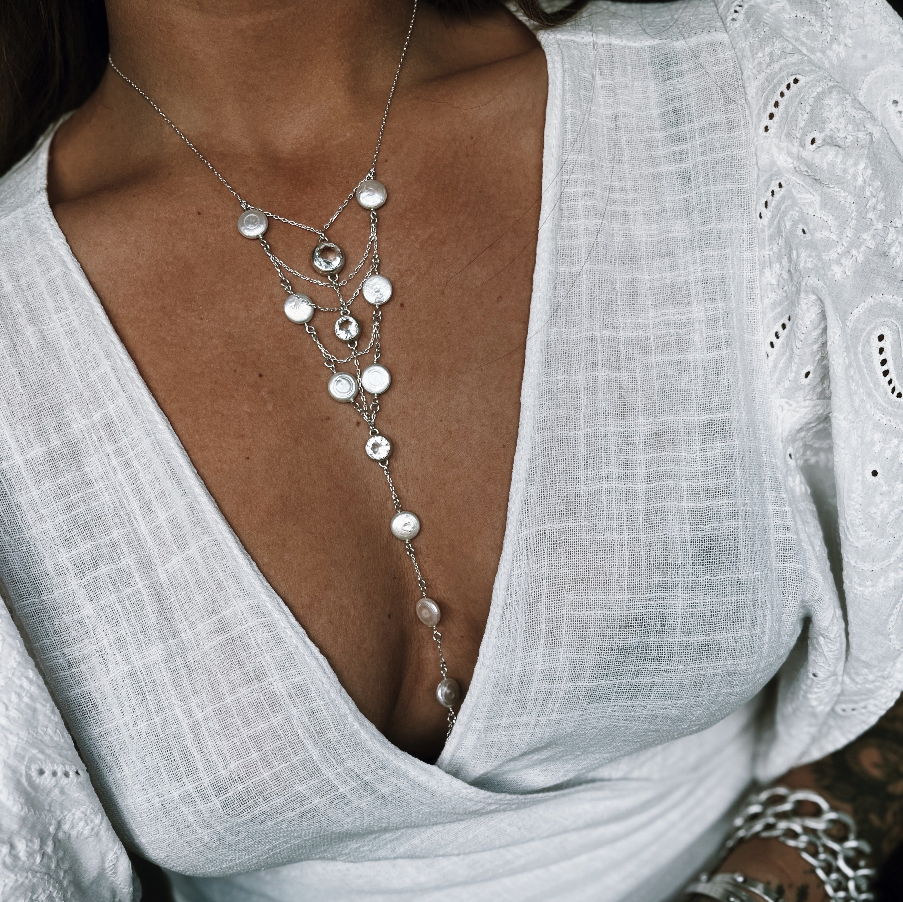 Body Chain Honolulu Pearls