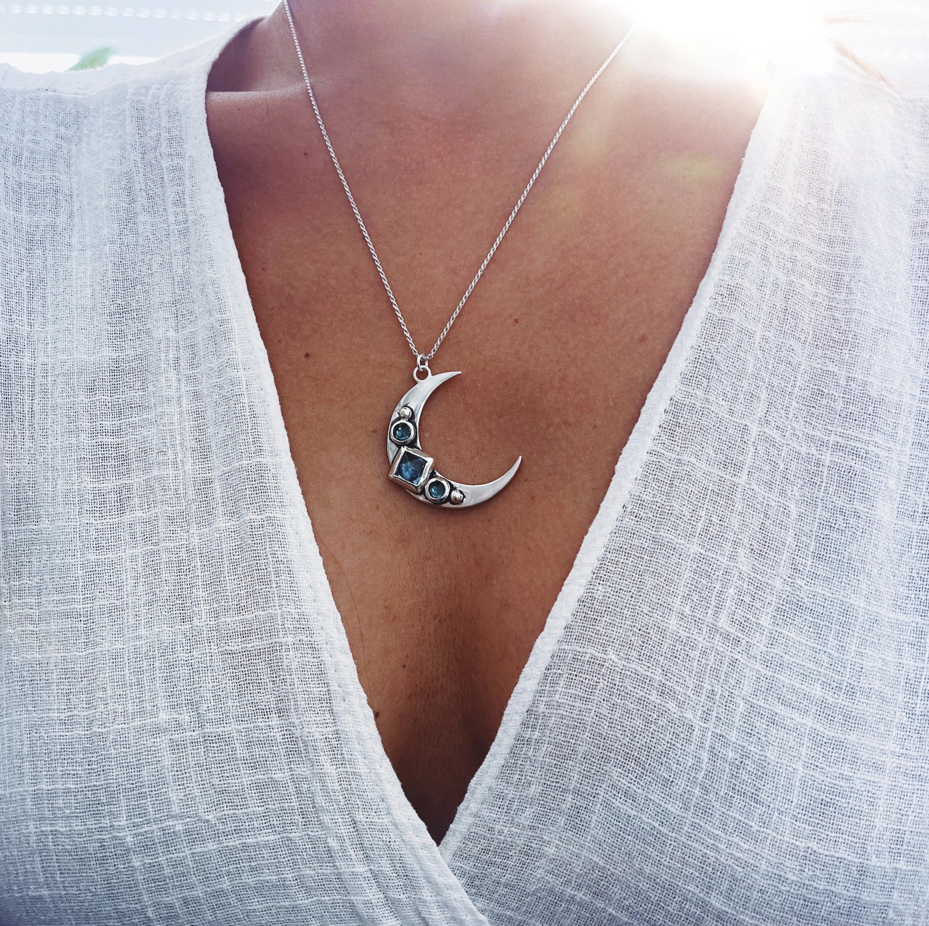 Colgante New Blue Moon