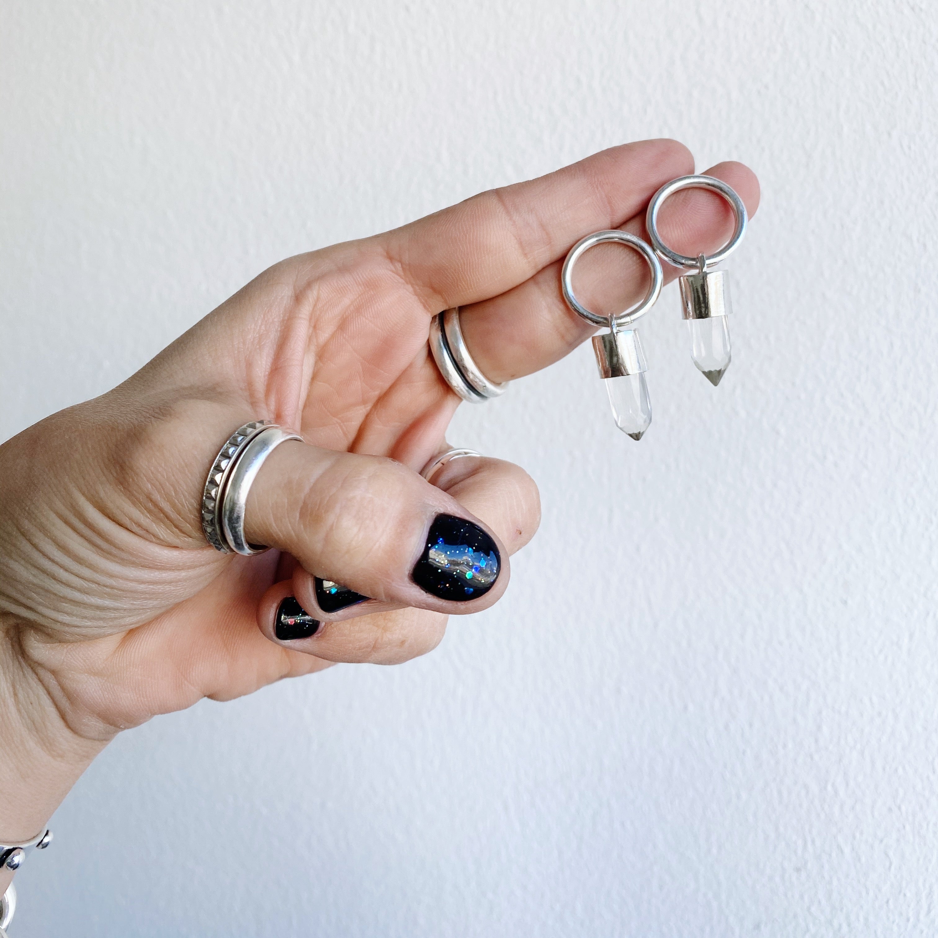 Aros Loop Cuarzo Transparente