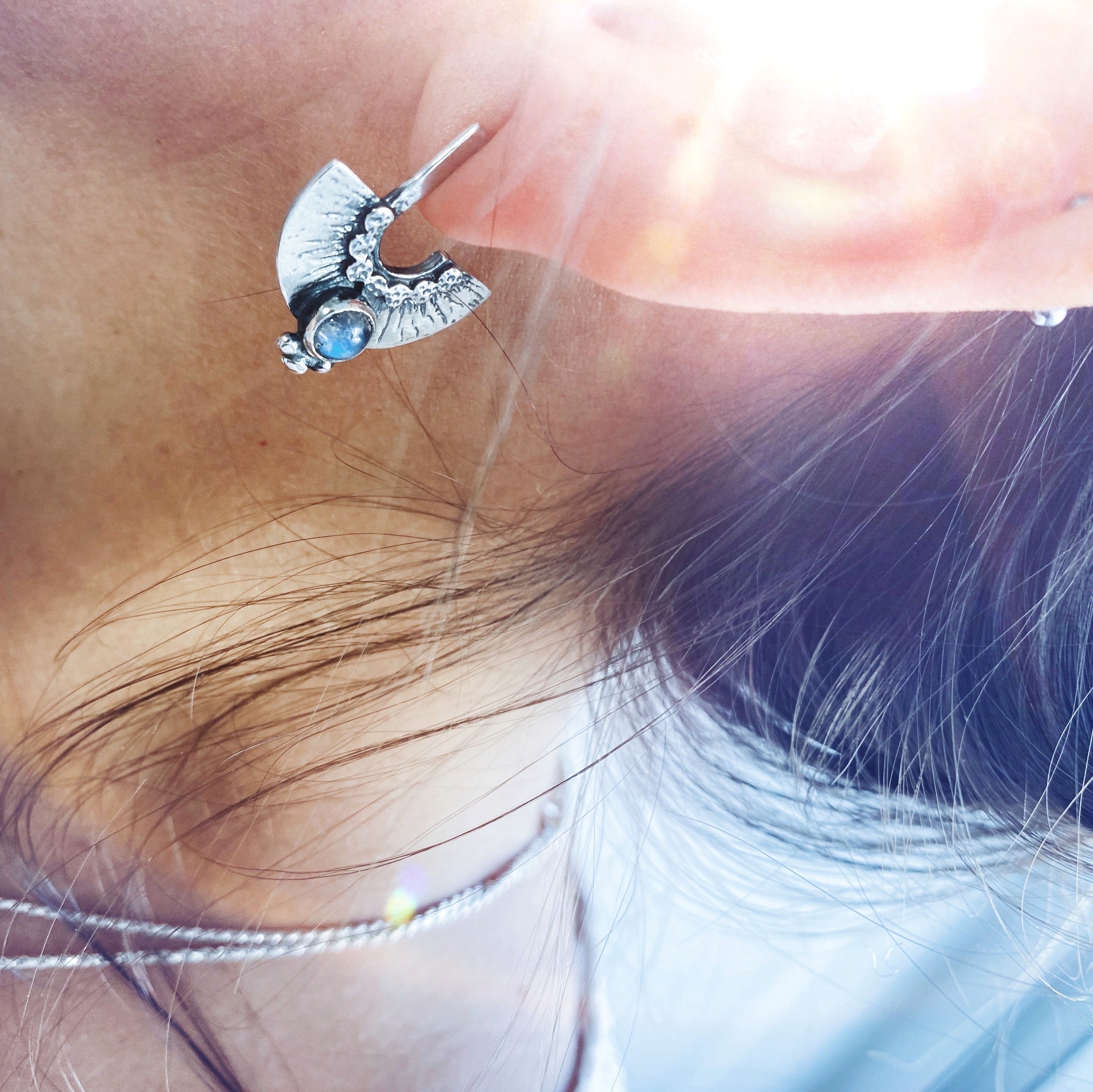 Aros Colombina Piedra Luna