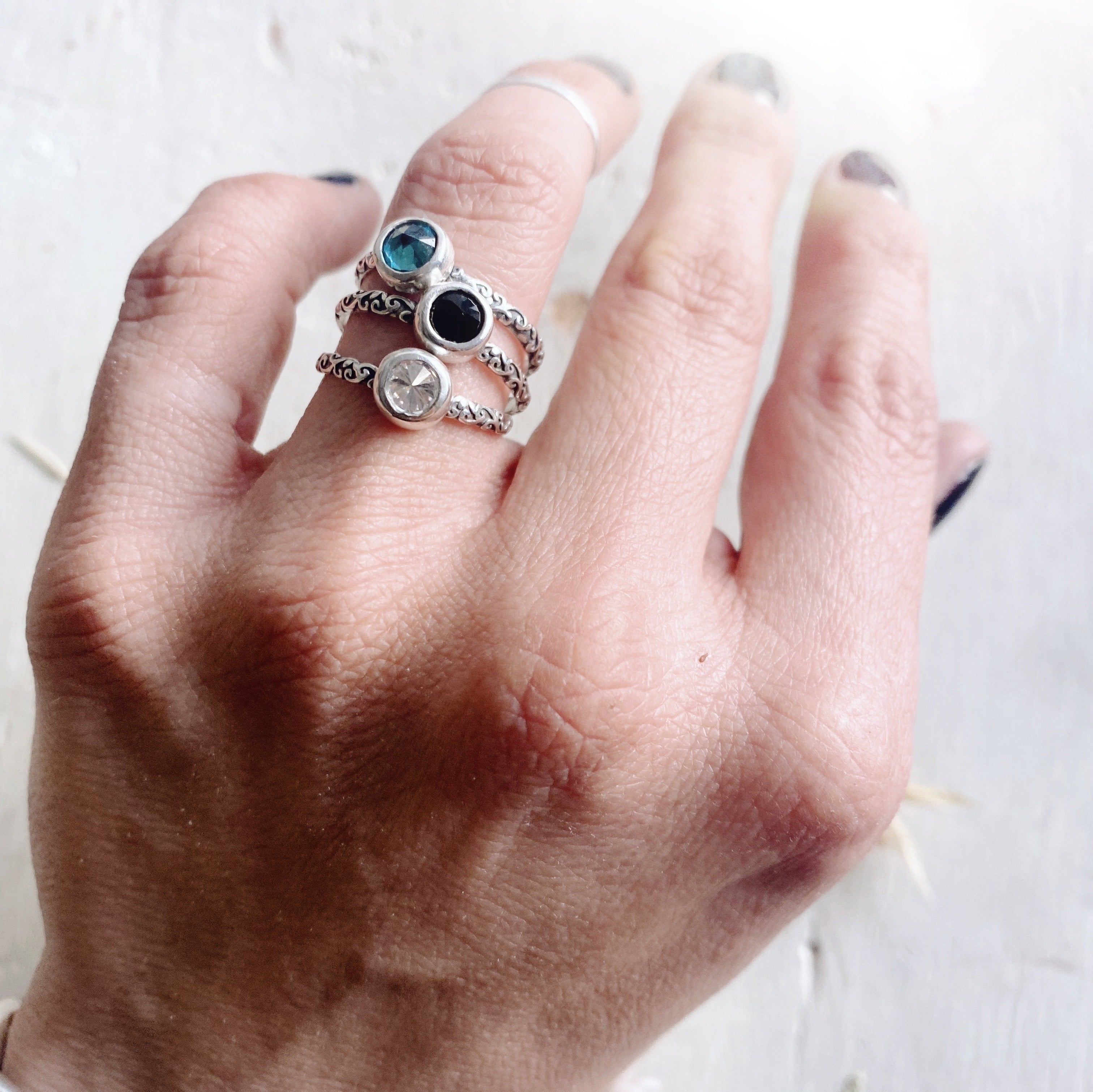 Anillo Minimal Barroco