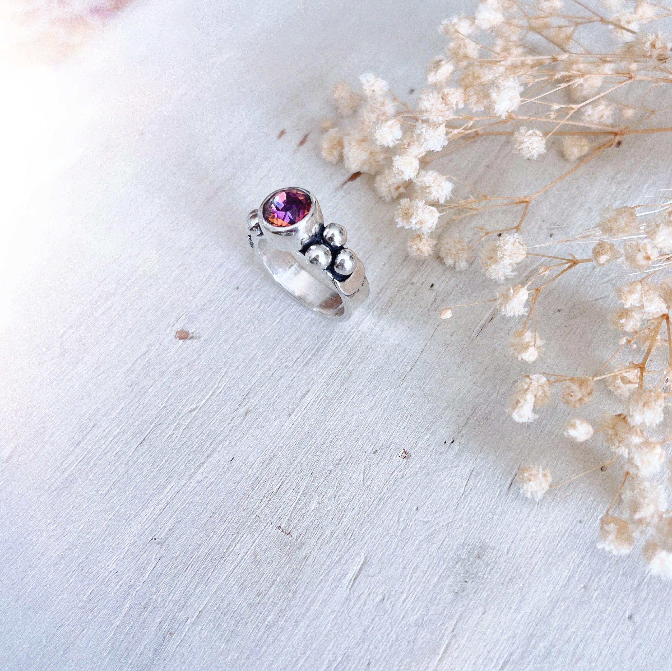 Anillo Elisa Lunar Palm Beach