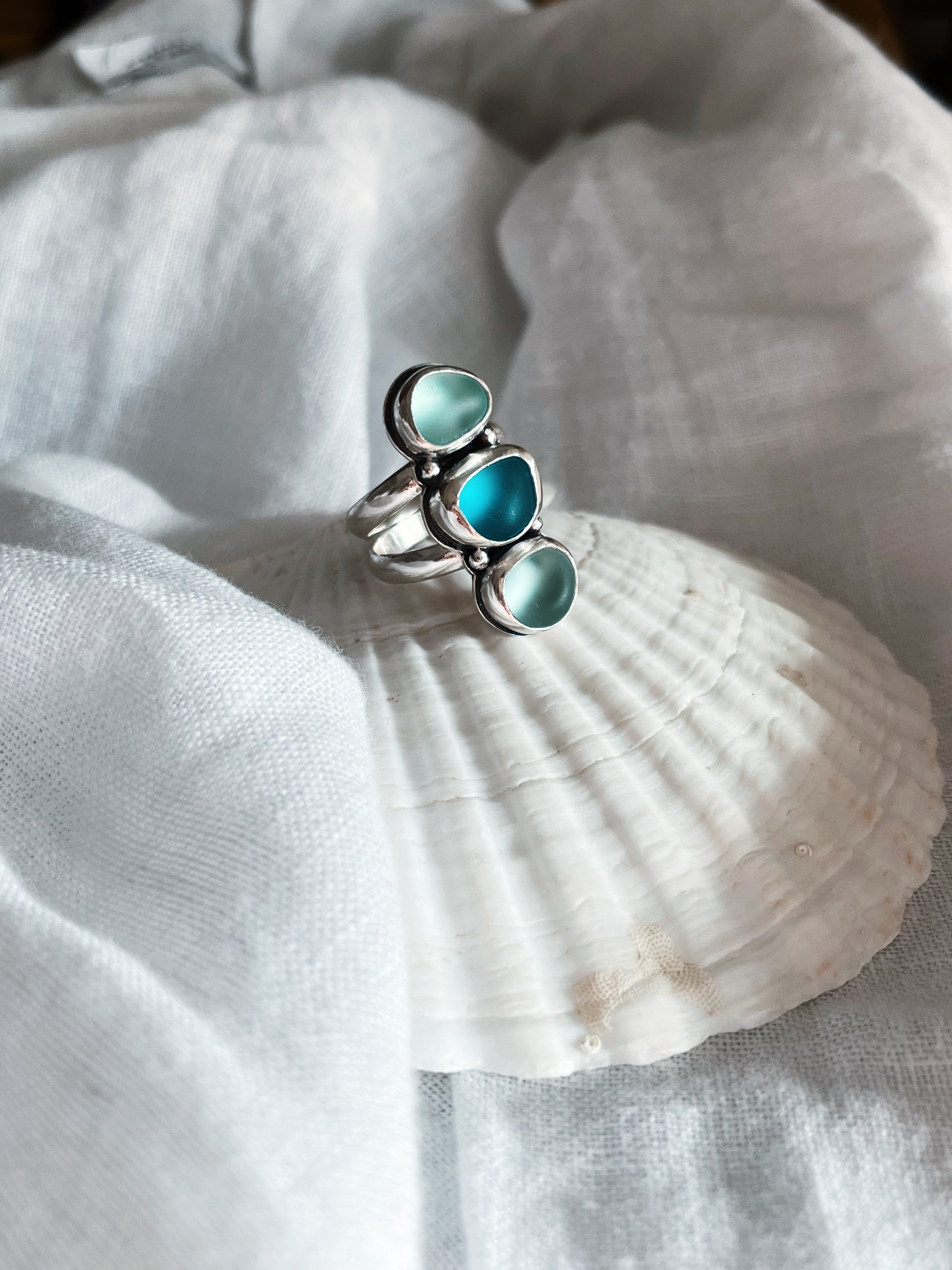 Anillo Amalfi  Sea Glass - 3
