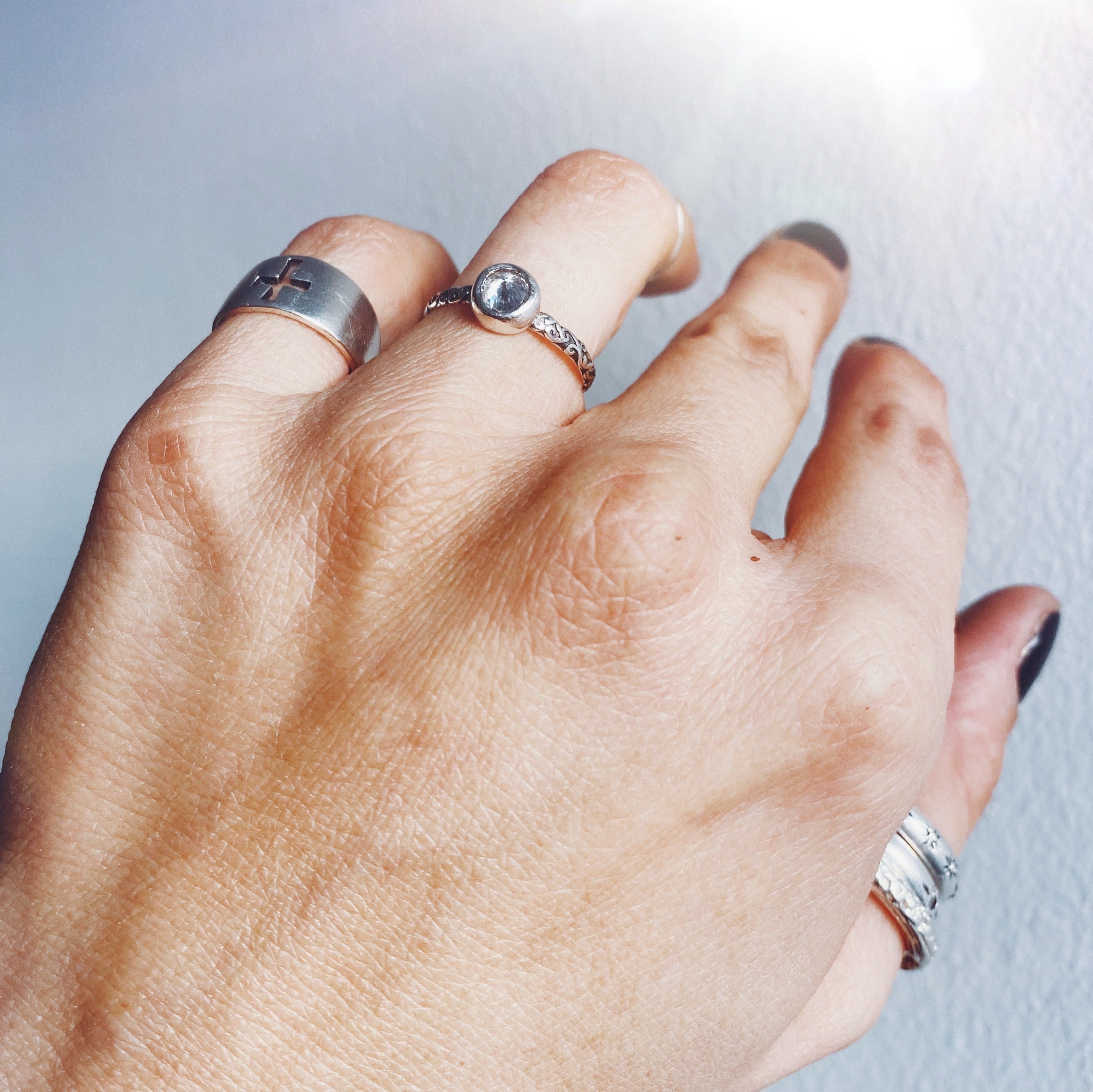 Anillo Minimal Barroco
