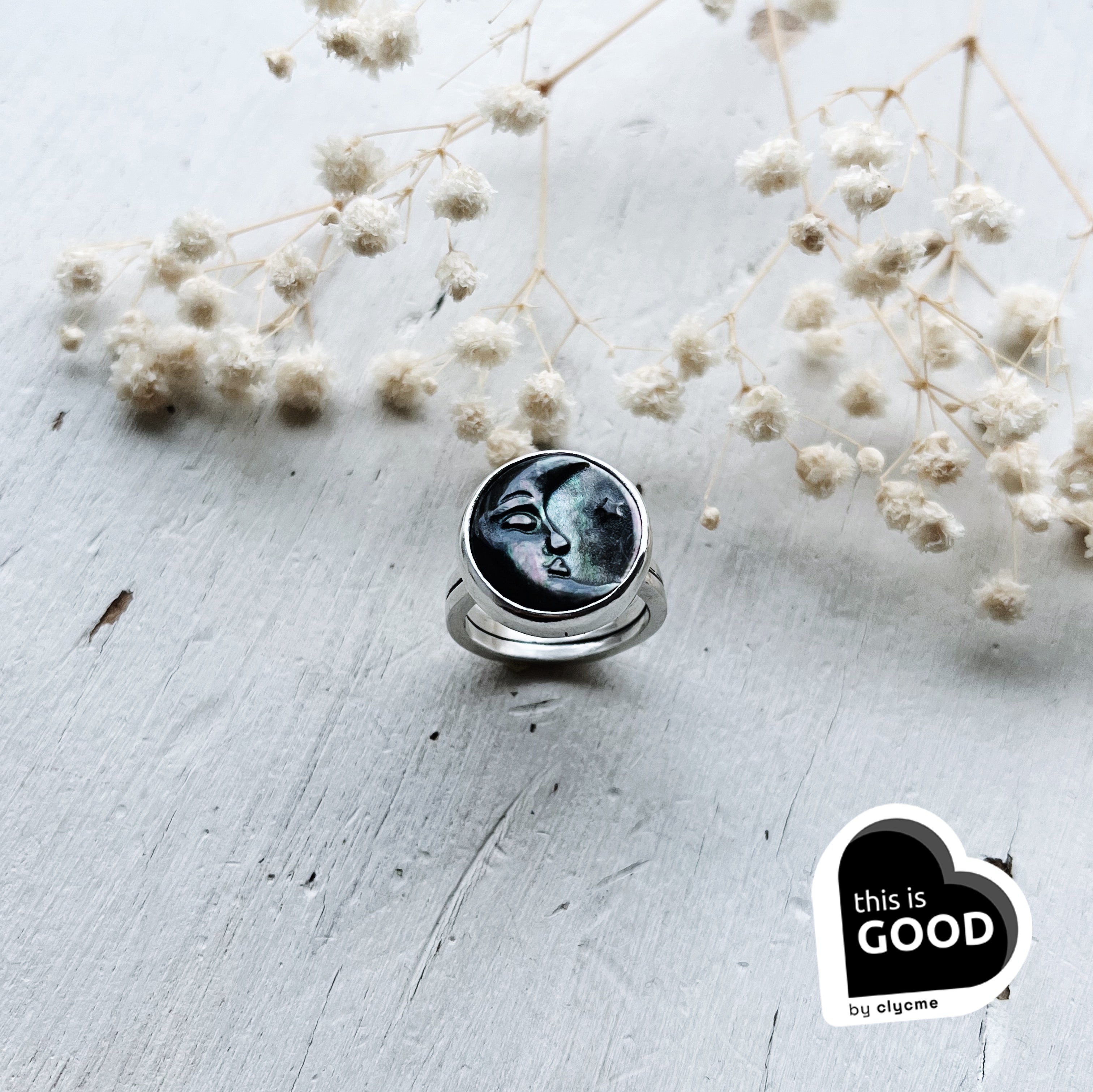 Anillo Moonrise Black