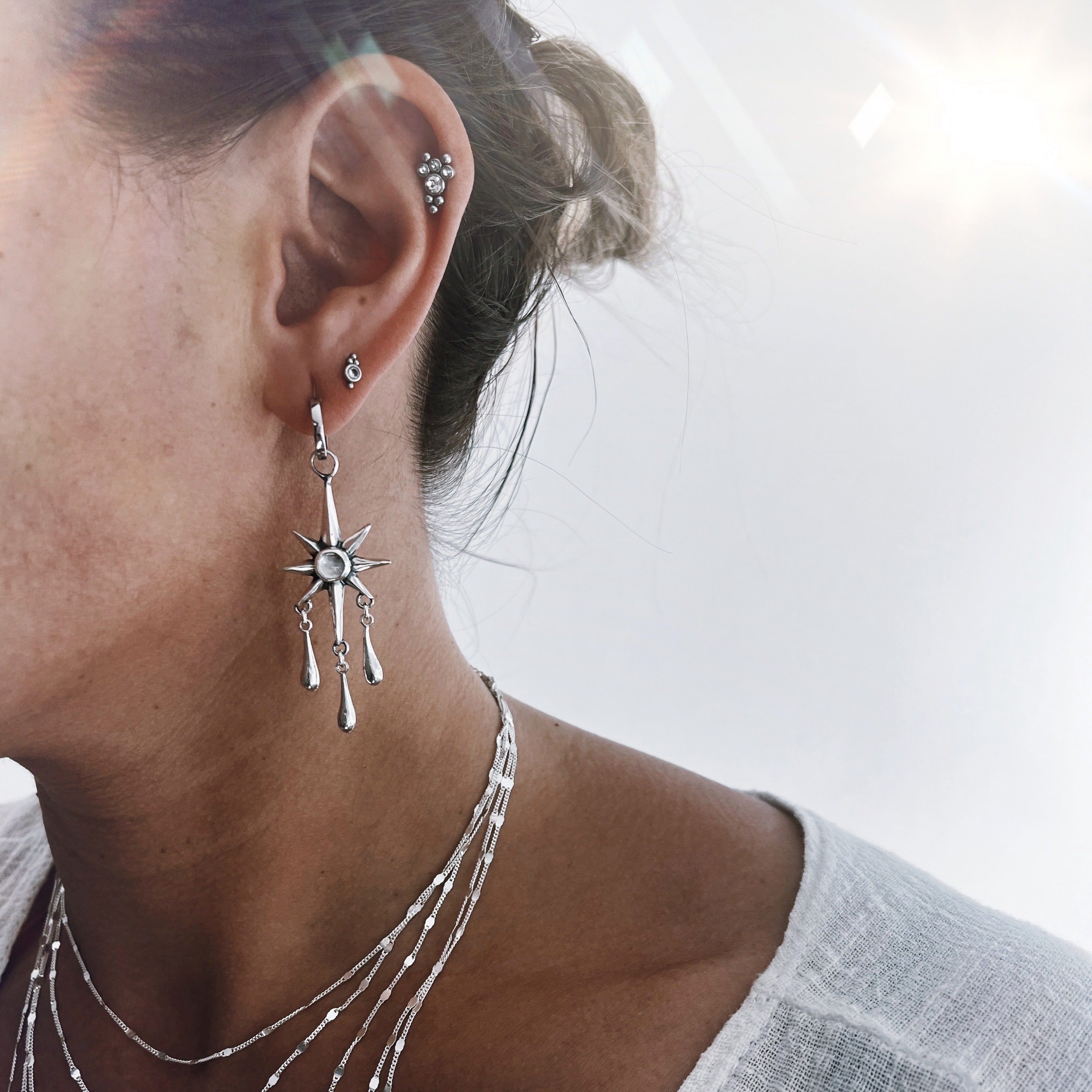 Aros Stella & Silver Drops - PREVENTA