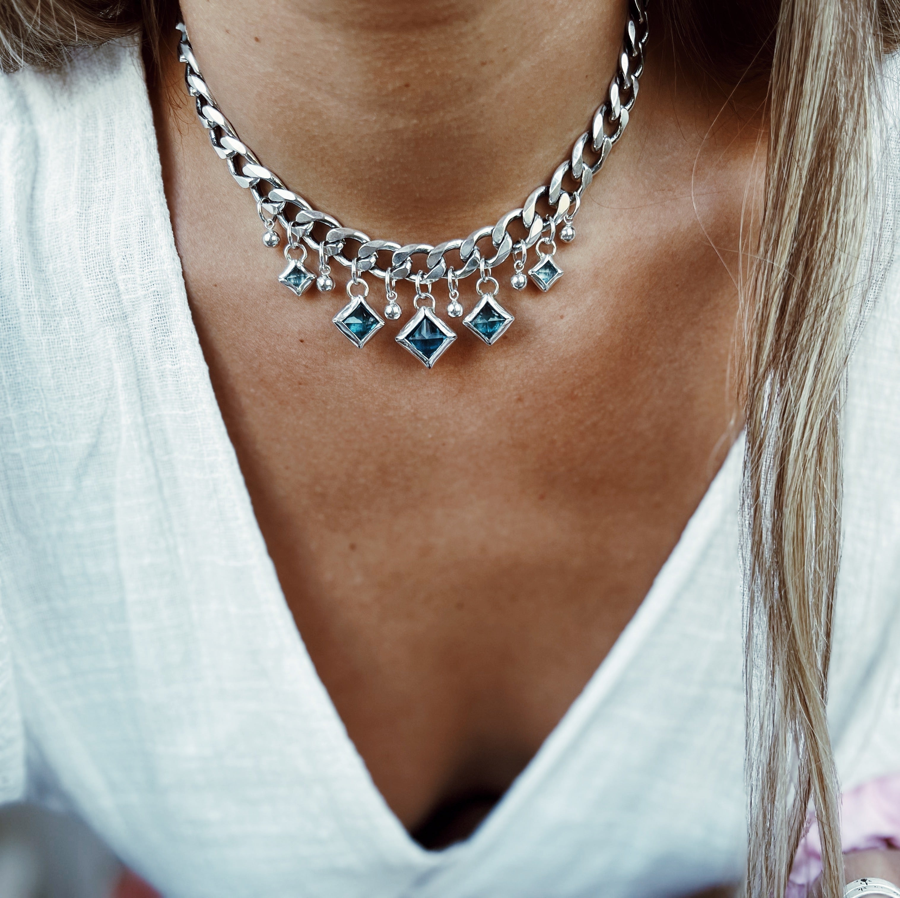 Choker Summer Glam Topacios - PREVENTA