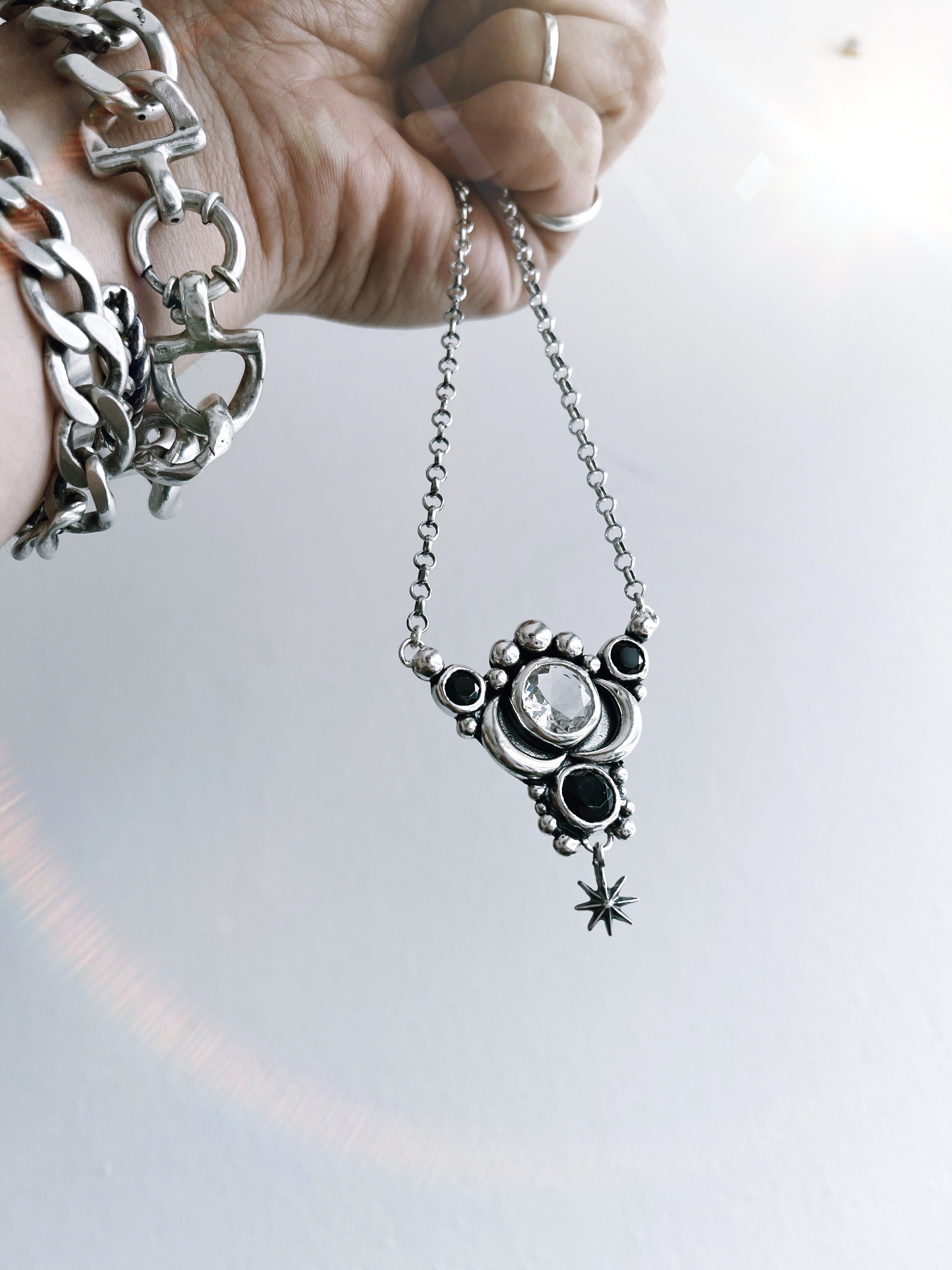 Collar Sailor Moon / Onix y Topacios
