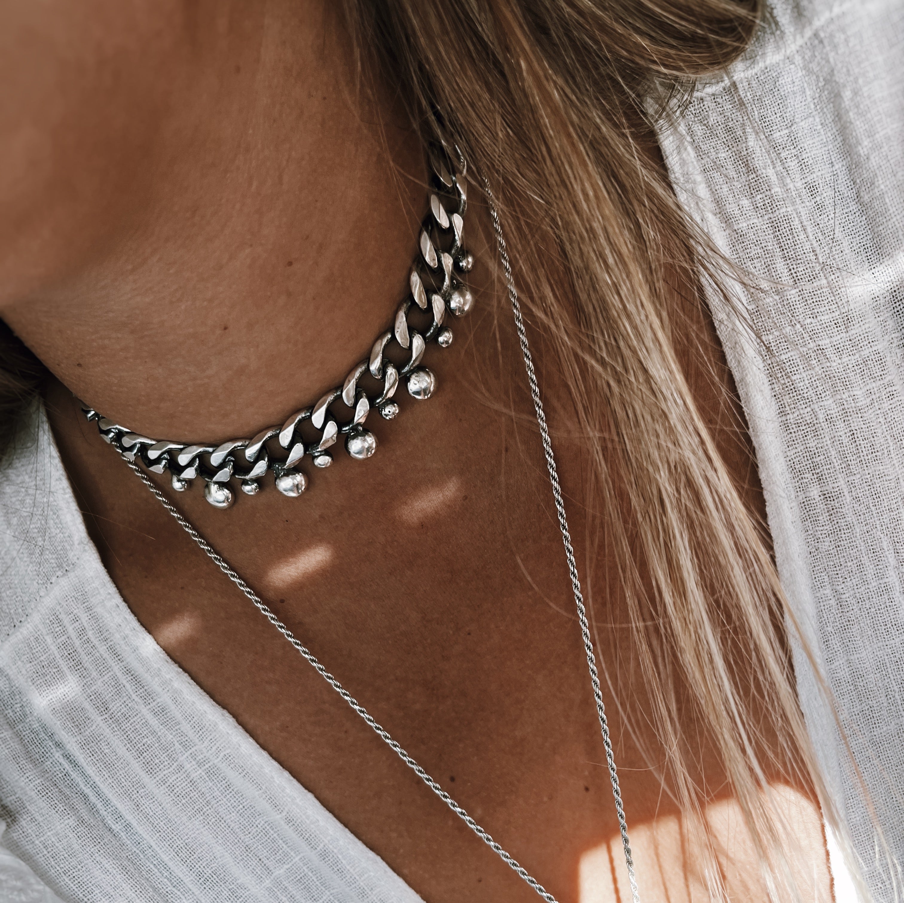 Choker Pure Silver Glam