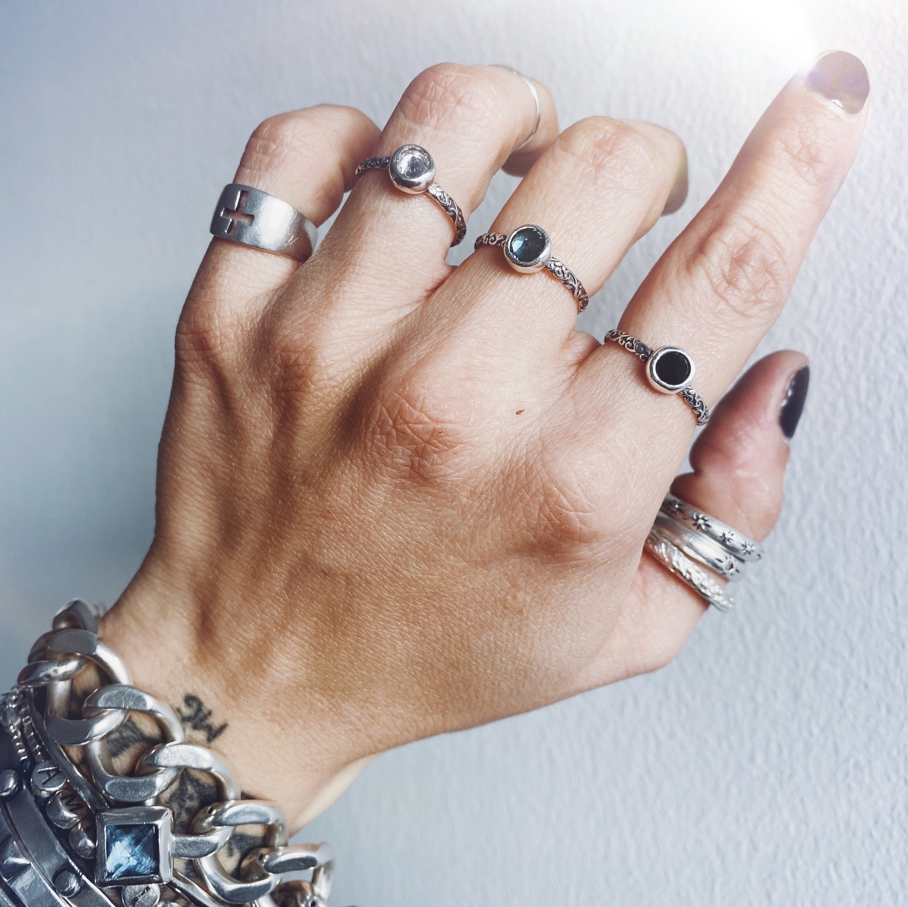 Anillo Minimal Barroco