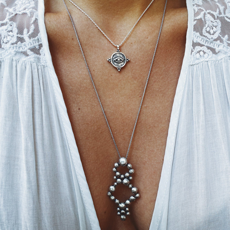 Collar Medalla Lucky eye