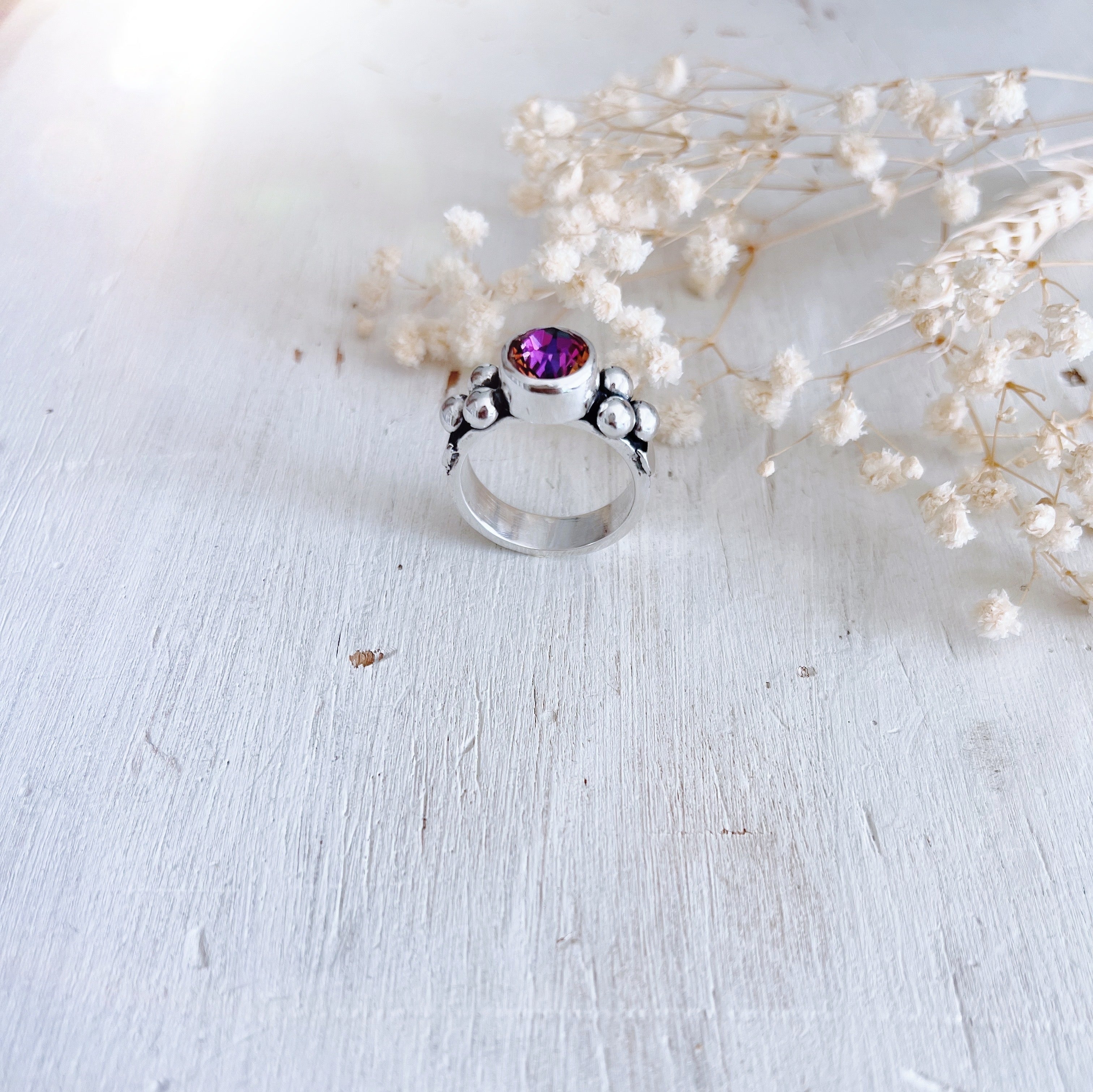 Anillo Elisa Lunar Palm Beach