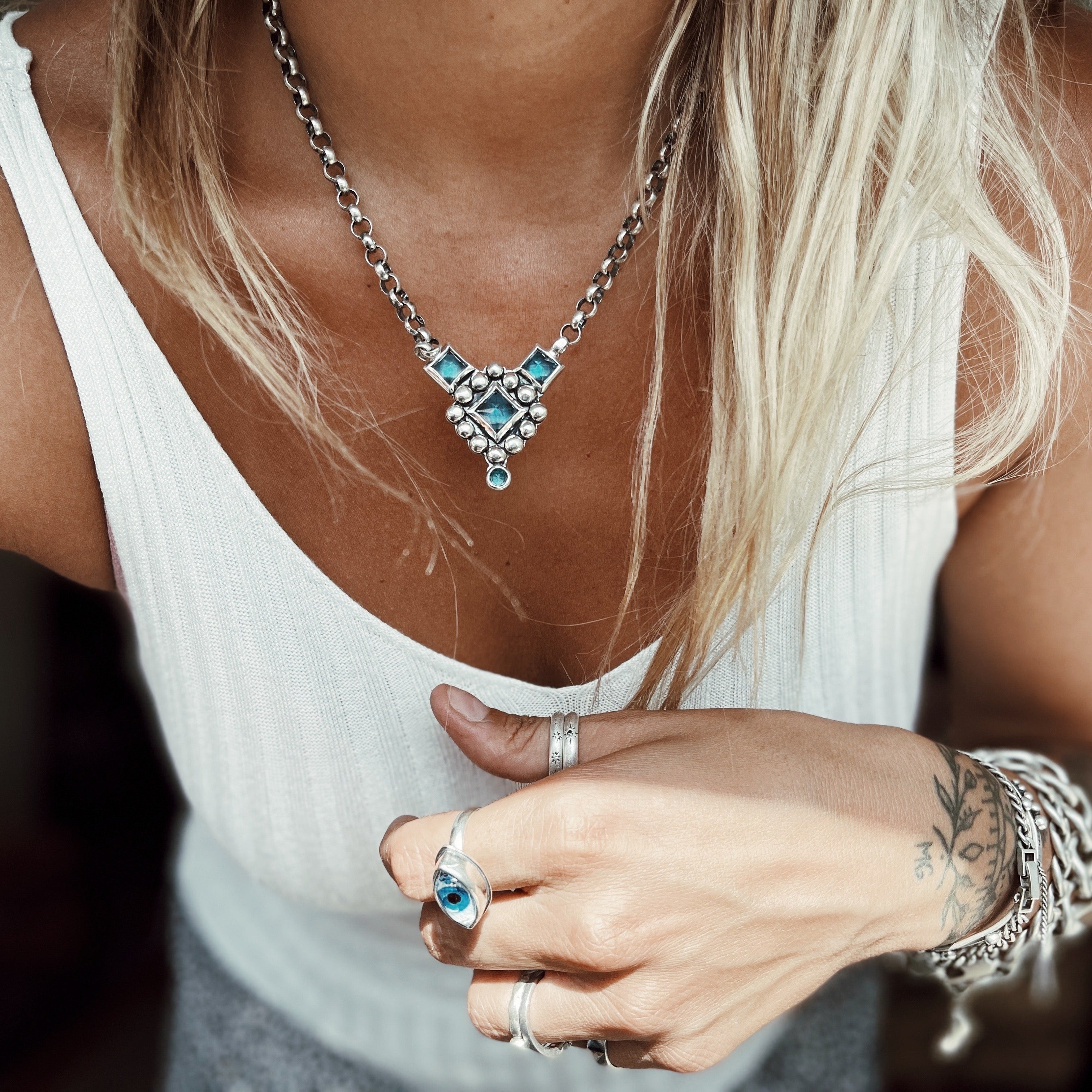 Collar Joyce- Topacio London - PREVENTA