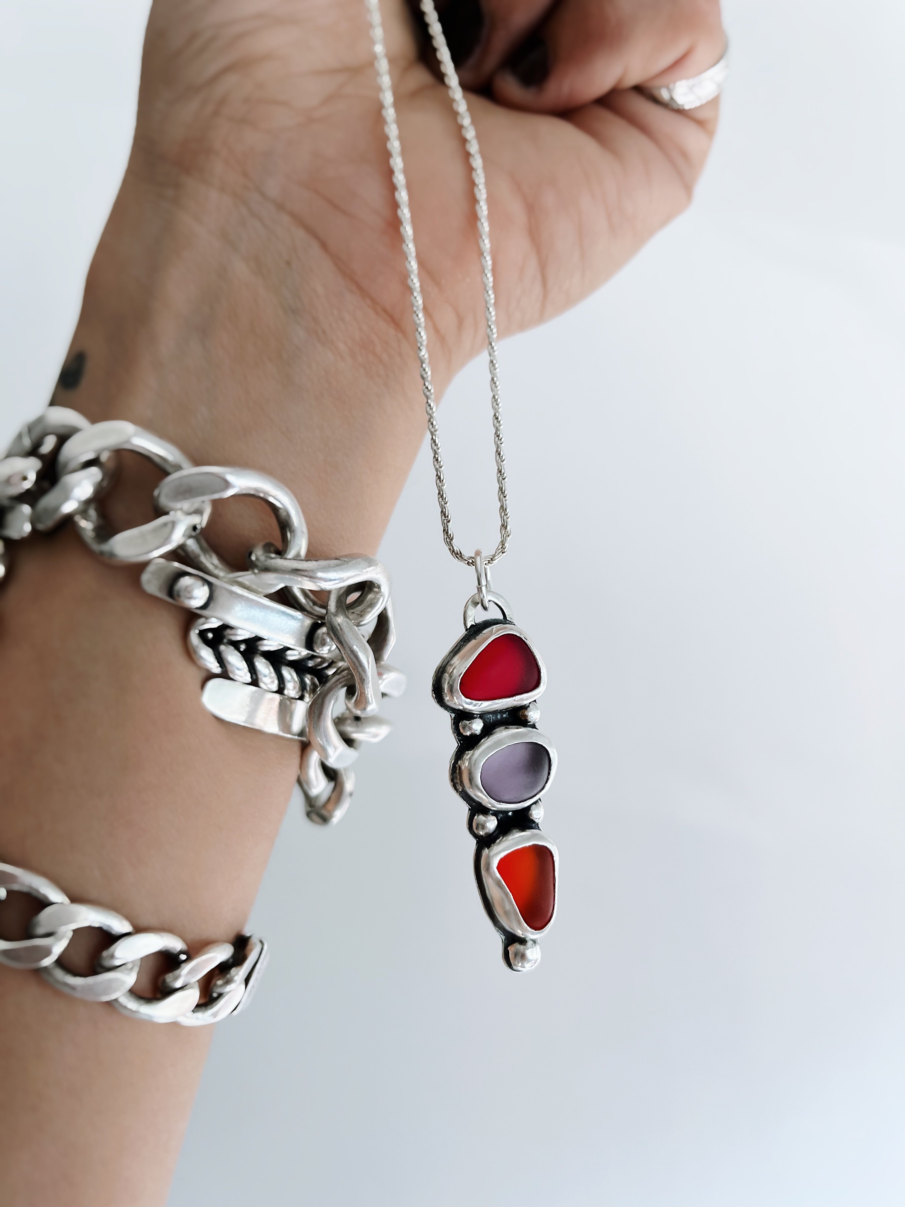 Colgante Capri - Sea Glass 4